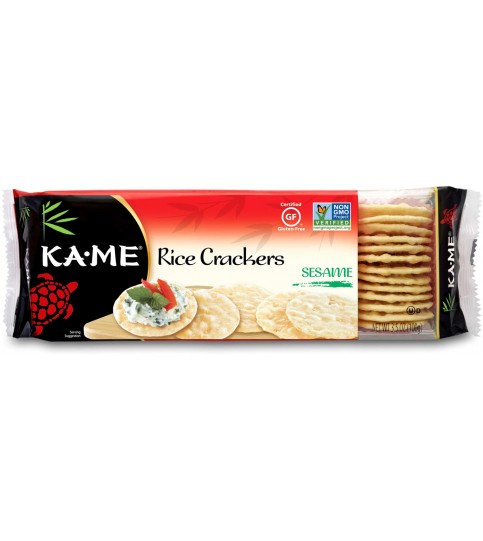 Ka-Me Rice Crunch Sesame Crackers (12x3.5Oz)