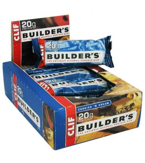 Clif Bar Cookies N Cream Builder Bar (12x2.4 Oz)