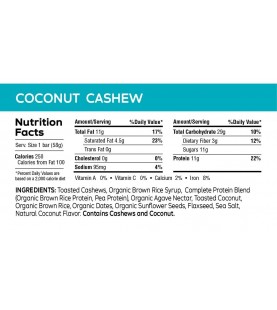 The GFB Cashew Coconut Bar Gluten Free (12x2.05Oz)