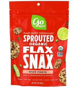 Go Raw Spicy Flaxsnax (12x3 Oz)