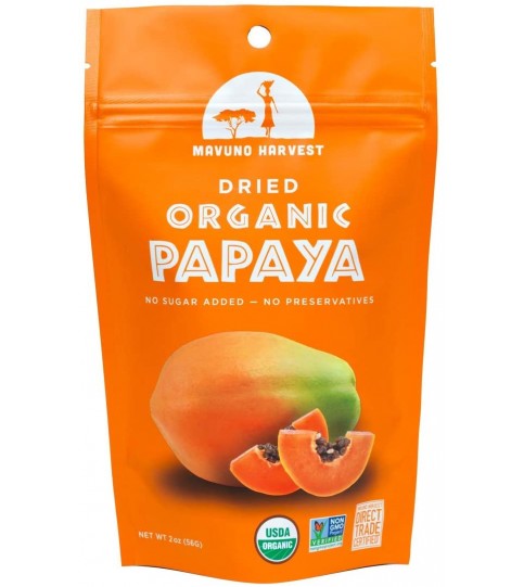 Mavuno Harvest Organic Papaya (6x2 OZ)