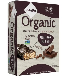 Nugo Double Dark Chocolate Bar (12x50 GM)