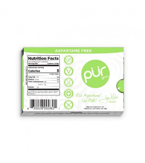 Pur Gum Pur Gum Cool Mint 9 Pc (12X12.6 Gram)