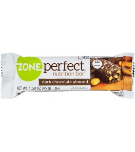 Zone Nutrition Bar Dark Chocolate Almond (12 x1.58 Oz)