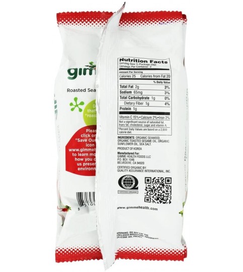 Gimme Seaweed Snk Ses (12x0.35OZ )