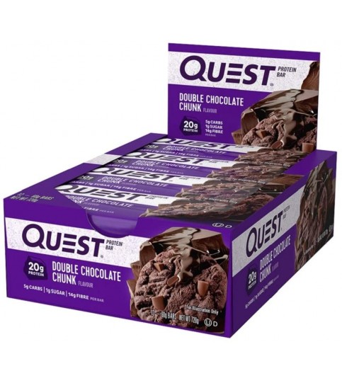 Quest Double Chocolate Chunk Bar (12X2.12 OZ)