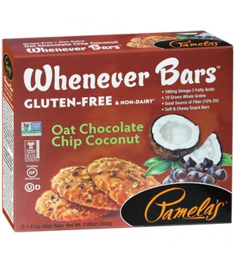 Pamela'S Products Oat Chocolate Chip Coconut Whenever Bars (6X5 Ct)