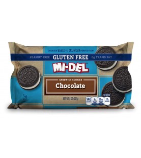 Mi-Del Chocolate Sandwich Cookies (12x8 Oz)