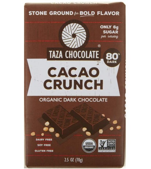 Taza Chocolate Cacao Nib Crunch (10x2.5 OZ)