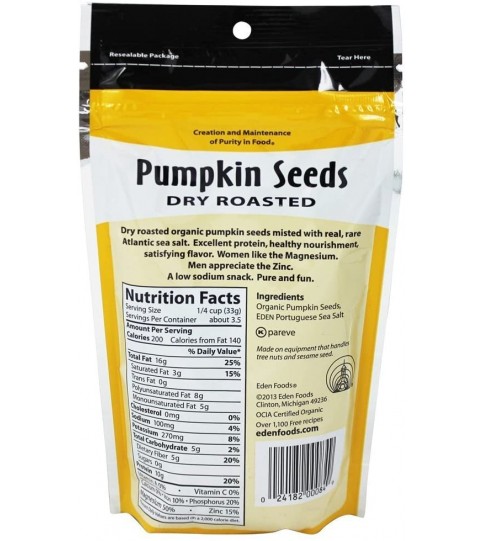 Eden Foods Pumpkin Seeds (15x4 Oz)