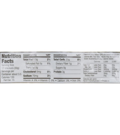 Sesmark Foods Brown Rice Rice Thins (12x3.5 Oz)