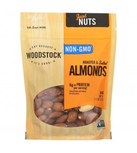 Woodstock R/S Almonds (8x7.5OZ )