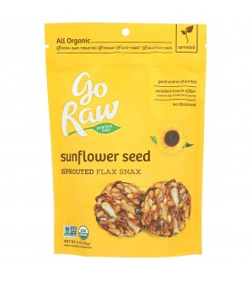 Go Raw Sunflower Flaxsnax (12x3 Oz)