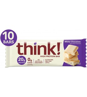 Think Baby White Chocolate Chip Thin Bar (10x2.1 Oz)