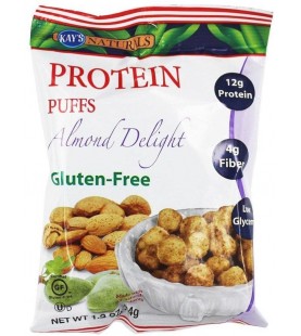 Kay's Naturals Protein Puffs Almond Delight (6 Pack) 1.2 Oz