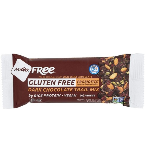 Nugo Dark Chocolate Trail Mix Bar (12x45 GM)