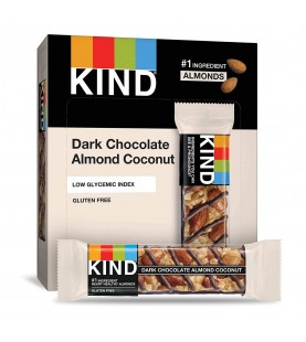 Kind Dark Chocolate Almond and Coconut Bars (12x1.4 OZ)