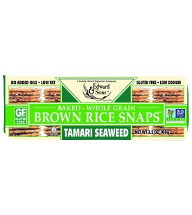 Edward & Sons Tamari Seaweed Fat Free Snaps (12x3.5 Oz)