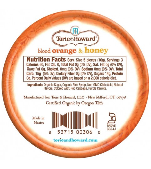 Torrie & Howard Orng/Honey Hrd Cdy (8x2OZ )