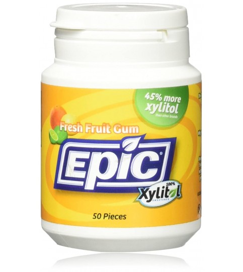 Epic Dental Xylitol Fresh Fruit Gum (1x50 Ct)