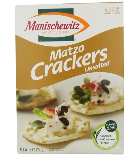 Manischewitz Matzo Cracker Pln Min (12x8Oz)