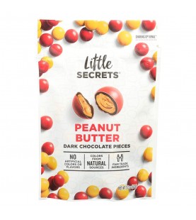 Little Secrets Dark Chocolate Peanut Butter Candies (8x5 OZ)