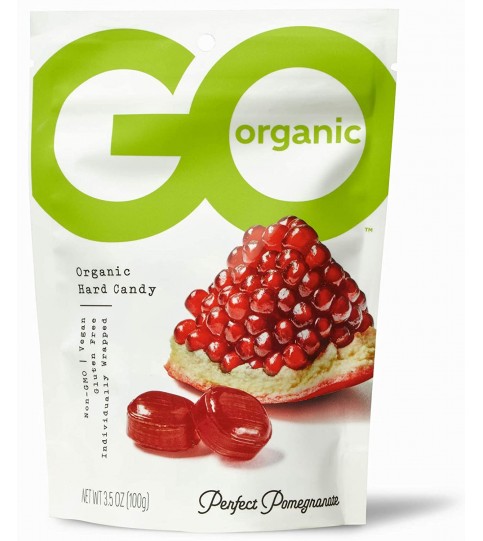 Go Naturally Pomegranate Hard Candy (6x3.5OZ )