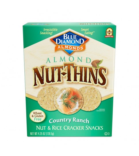 Blue Diamond Country Ranch Thin Crackers (12x4.25 Oz)