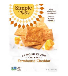 Simple Mills Farmhouse Cheddar Crackers (6X4.25 OZ)