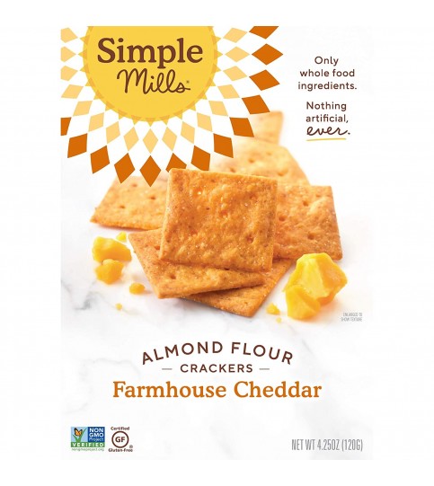 Simple Mills Farmhouse Cheddar Crackers (6X4.25 OZ)