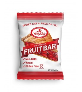 Betty Lou's Strawberry Fruit Bars (12x2 Oz)