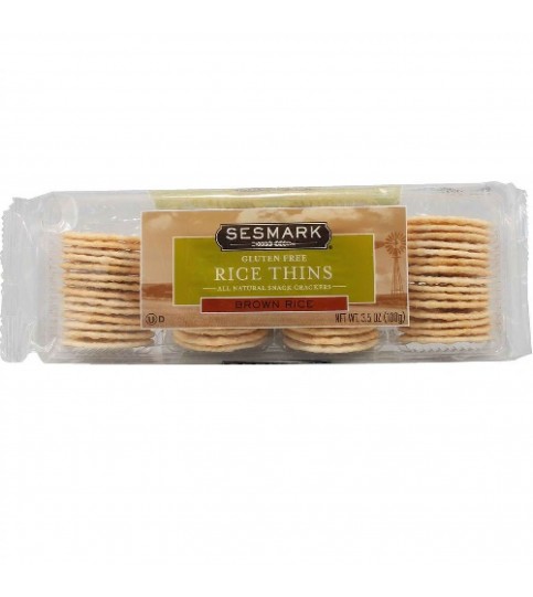 Sesmark Foods Brown Rice Rice Thins (12x3.5 Oz)