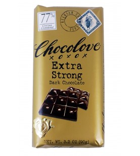 Chocolove Extra Strong Dark Chocolate Bar (12x3.2 Oz)