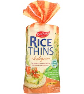 Real Foods Wg Rice Thins (6x5.3OZ )