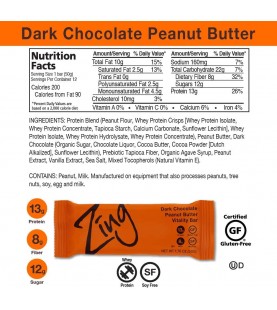 Zing Bars Chocolate Peanut Butter (12x1.7Oz)