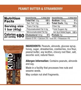 Kind Peanut Butter & Strawberry Bar (12x1.4 Oz)