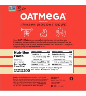 Oatmega Bar Vanilla Almond (12x1.8Oz)