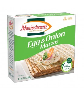 Manischewitz Matzo, Egg and Onion (12x10 OZ)