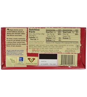 Chocolove Dark Chocolate Bar Cherry & Almond (12x3.2 Oz)