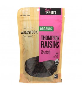 Woodstock Organic Thompson Raisins (8x13 Oz)