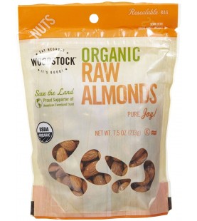 Woodstock Organic Almonds (8x7.5 Oz)