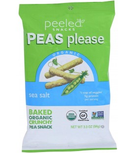 Peeled Peel Peas Sea Salt (12X3.3 OZ)