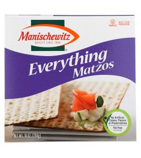 Manischewitz Matzo, Everything (12x10 OZ) 