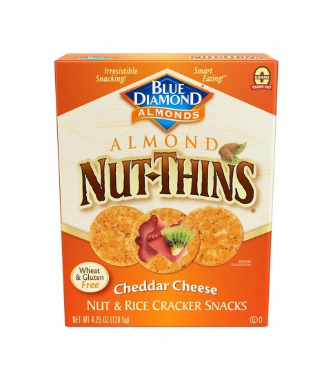 Blue Diamond Cheddar Cheese Thin Crackers (12x4.25 Oz)