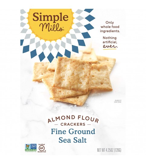 Simple Mills Fine Ground Sea Salt Crackers (6X4.25 OZ)