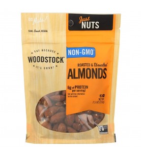 Woodstock Roasted N/S Almonds (8x7.5OZ )