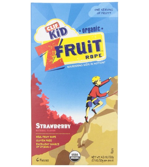 Clif Bar Organic Strawberry Kid Twisted Fruit (6x6x.7 Oz)