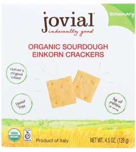 Jovial Rosemary Sourdough Einkorn Crackers (10x4.5 OZ)