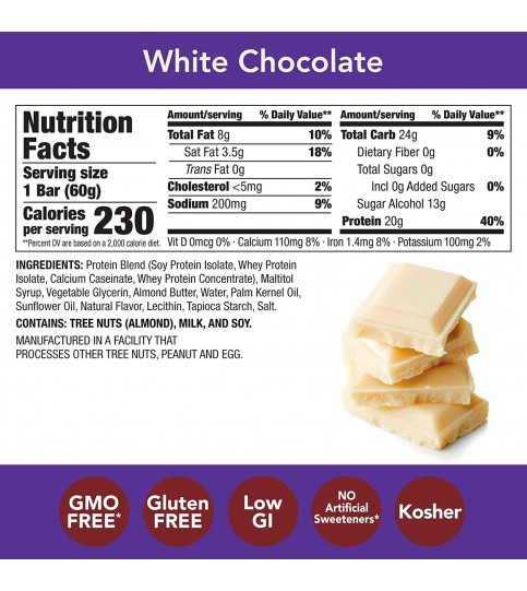 Think Baby White Chocolate Chip Thin Bar (10x2.1 Oz)