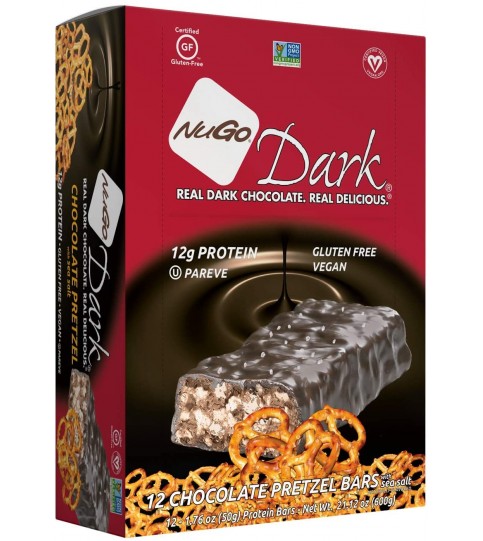 Nugo Chocolate Pretzel Bars (12x1.76Oz)